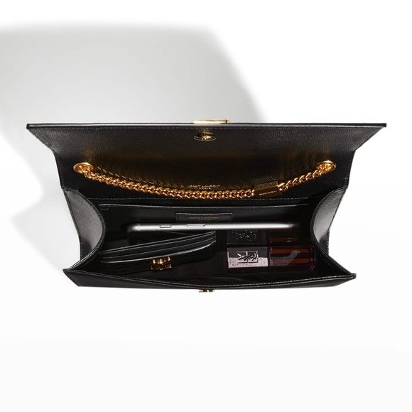 YSL Saint Laurent Kate Grain de Poudre Shoulder Clutch Crossbody BAG - Picture 3 of 15